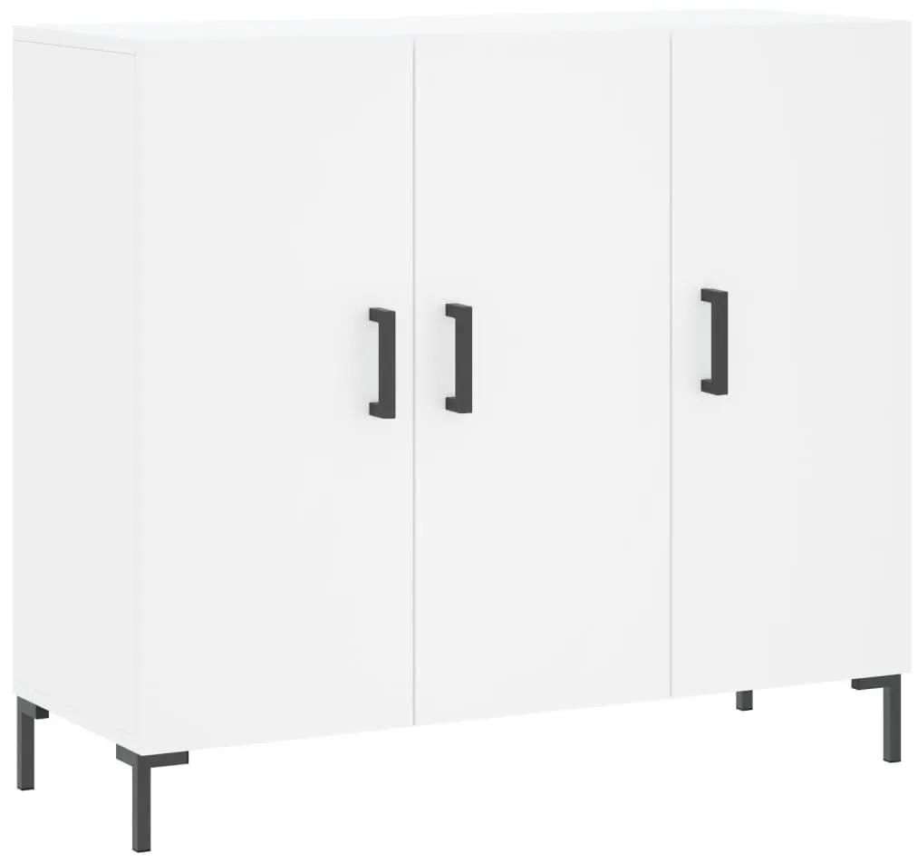 vidaXL Μπουφές Λευκός 90 x 34 x 80 εκ. από Επεξεργασμένο Ξύλο