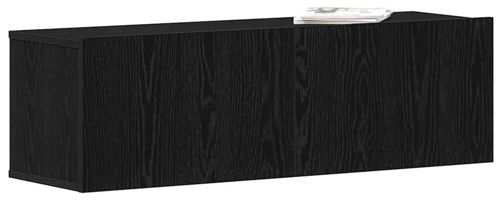 vidaXL Ντουλάπι TV Μαύρη Οξυά 100 x 30 x 30 cm Επεξεργασμένο ξύλο