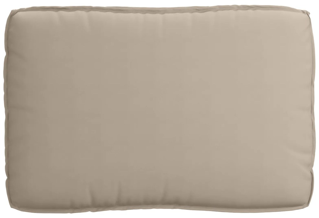 vidaXL Σετ Μαξιλαριών Πάγου 2 pcs Taupe 120 x 80 x 12 cm Ύφασμα Oxford