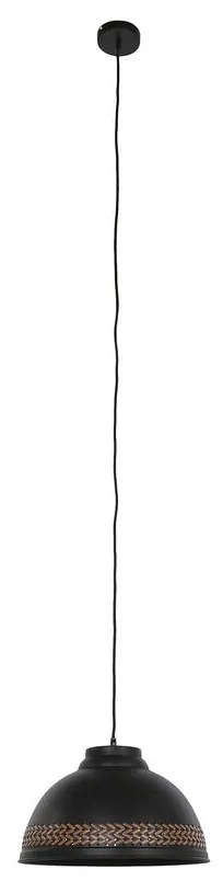 Φωτιστικό Οροφής DKD Home Decor Καφέ Μαύρο Κρεμ Μέταλλο 50 W 39 x 39 x 22 cm (x2)