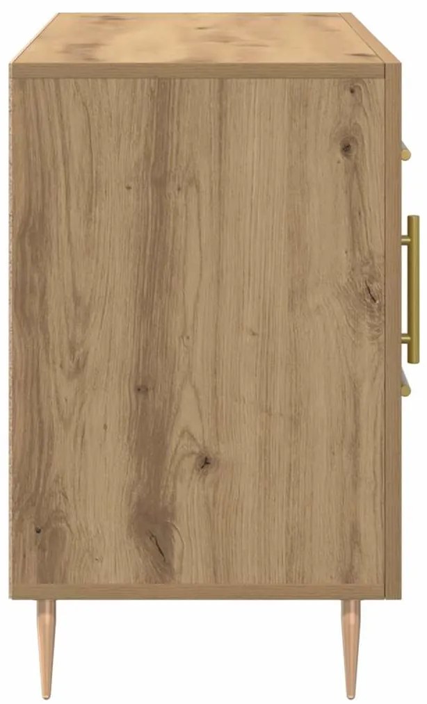 vidaXL Σκευοθήκη Δρυς τεχνίτης 100x36x60 cm Κατασκευασμένο ξύλο