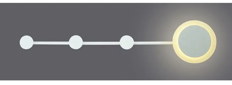 Φωτιστικό Τοίχου - Απλίκα Led ZM71LEDW70WH 7W 3000K 560lm 70Χ7Χ15 White Aca Decor Metal