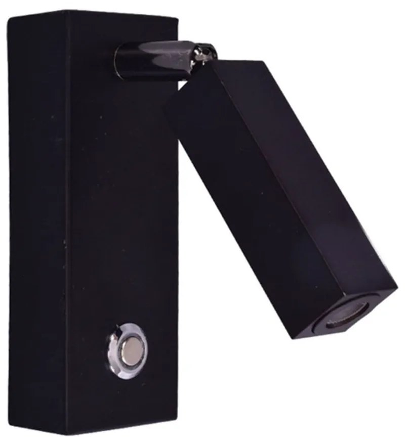 Φωτιστικό Τοίχου - Απλίκα 77-3520 SE 128-1AB Led Dave Black MatHomelighting Metal