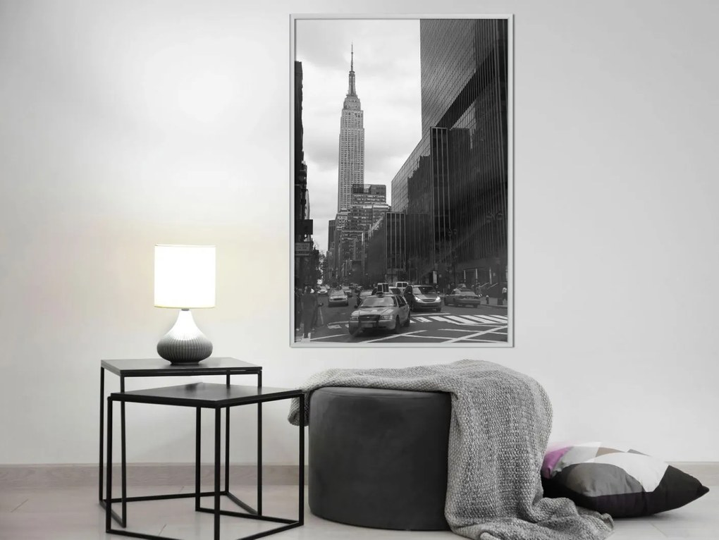 Αφίσα - Empire State Building - 20x30 - Μαύρο - Χωρίς πασπαρτού