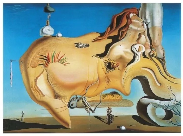 Εκτύπωση τέχνης Salvador Dali - Le Grand Masturbateur, Salvador Dalí