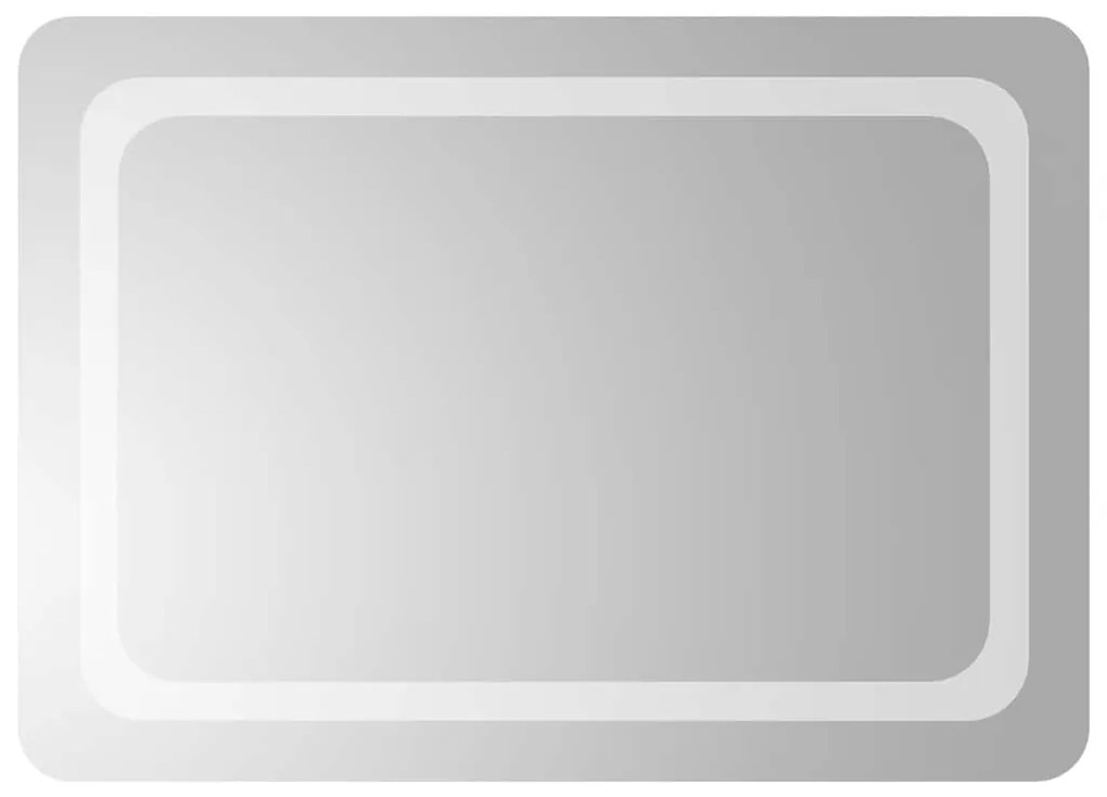 vidaXL Καθρέφτης Μπάνιου με LED 70x50 εκ.