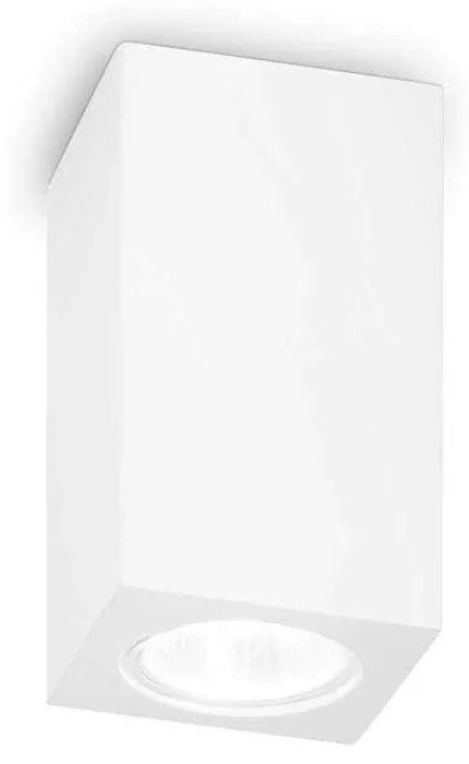 Φωτιστικό Οροφής-Σποτ Tower Square 155791 7x11x7cm 1xGU10 35W White Ideal Lux