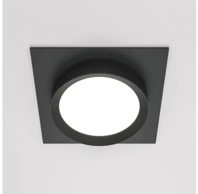 Χωνευτό Σποτ Φωτιστικό Οροφής 1xGX53 Μαύρο Downlight Hoop DL086-GX53-SQ-B Maytoni DL086-GX53-SQ-B