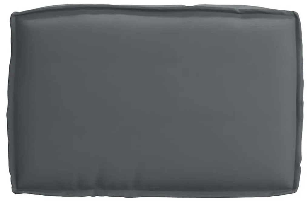 vidaXL Μαξιλάρι παλέτας για κάθισμα Ανθρακί 60 x 40 x 8 εκ.