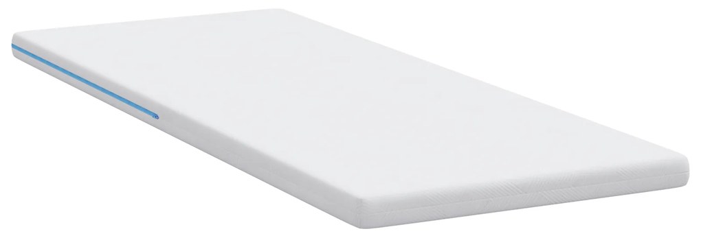 vidaXL Στρώματα Λευκό 70 x 200 cm 100% ύφασμα πολυεστέρα με τζακάρ