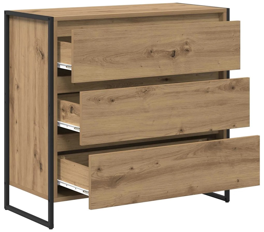 vidaXL Πλαϊνό γραφείο Καρυδιά Χειροποίητης Εργασίας 79 x 36 x 75.5 εκ.