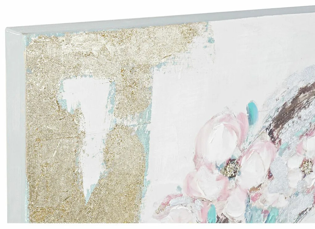 Καμβάς DKD Home Decor Τζίντζερ Καμβάς 100 x 3,5 x 100 cm