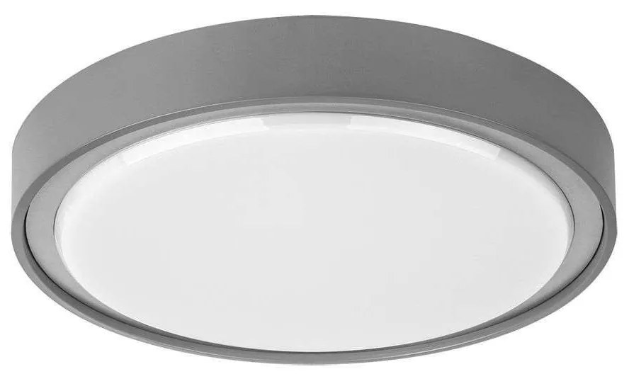 Φωτιστικό Οροφής - Πλαφονιέρα Led Grey VK/02063/G/C VKLed Πλαστικό