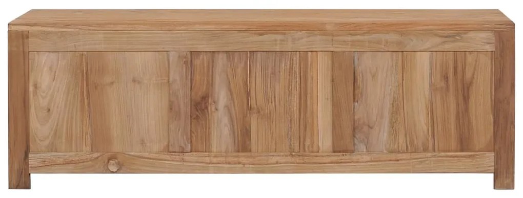 Έπιπλο Τηλεόρασης 115x30x40 εκ. από Μασίφ Ξύλο Teak - Καφέ