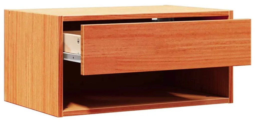 vidaXL Κομοδίνο 2 pcs Καφέ κεριού 50 x 32.5 x 24 εκ Μασίφ ξύλο πεύκου
