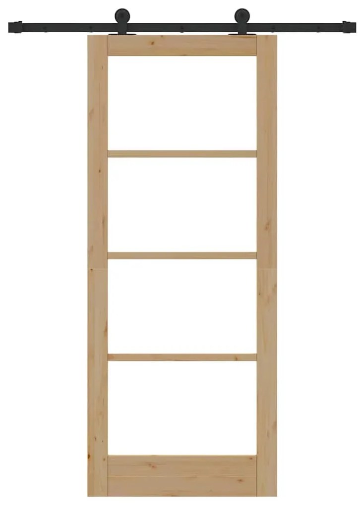 vidaXL Συρόμενη Πόρτα ORKDAL Φυσικό 83 x 202 εκ.