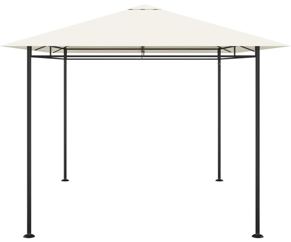 vidaXL Κιόσκι Κρεμ 384x281x270 εκ. 180 γρ./μ²
