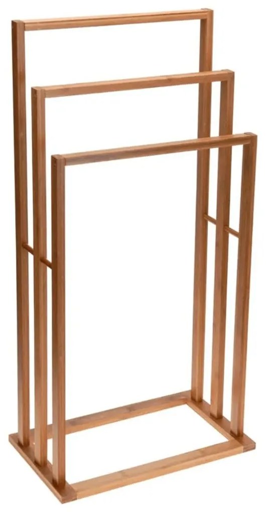 Bathroom Solutions Κρεμάστρα για Πετσέτες με 3 Mπάρες από Μπαμπού