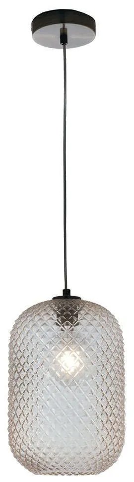 Φωτιστικό Οροφής Ashford I-ASHFORD-S20 AMB 1xE27 Φ20cm 150cm Amber Luce Ambiente Design Glass