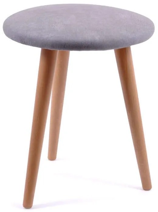 Σκαμπό Ruben 863-82-025 32x32x40cm Grey Σετ 2τμχ Mdf, Wood