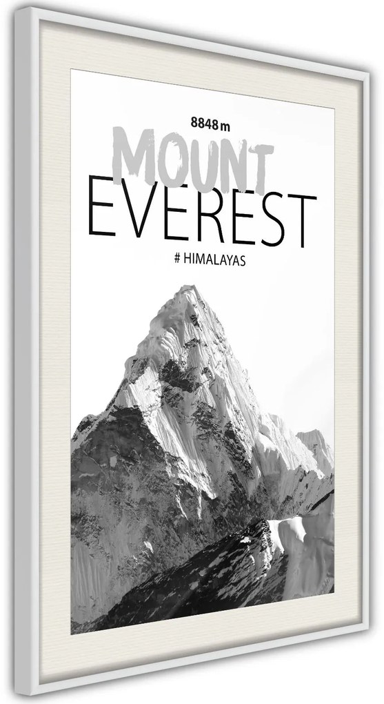 Αφίσα - Peaks of the World: Mount Everest - 20x30 - Μαύρο - Χωρίς πασπαρτού