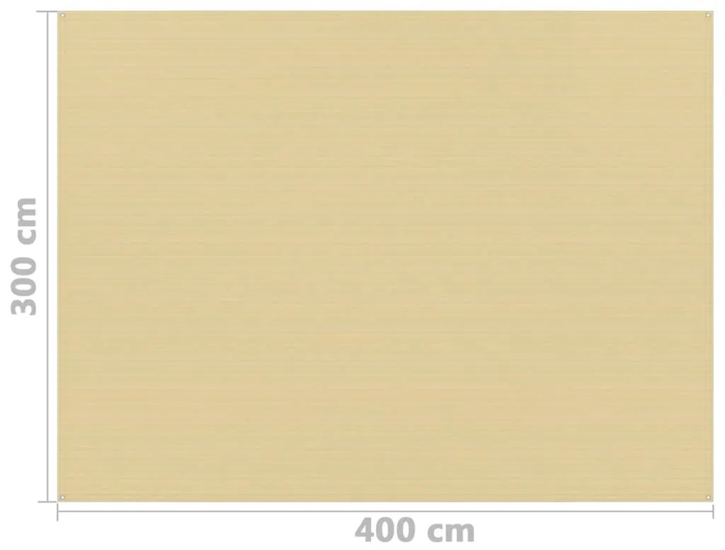 Χαλί Σκηνής Μπεζ 300 x 400 εκ.