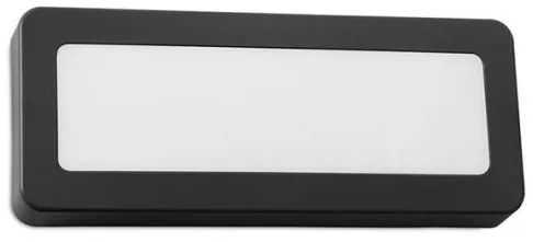 Απλίκα Φωτιστικό Τοίχου Led Grove PX-0281-NEG ForLight-PX-0281-NEG-Μαύρο PX-0281-NEG