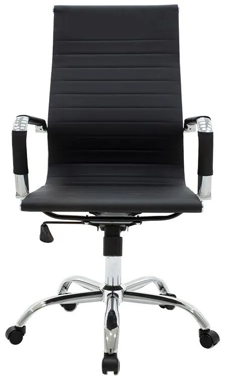 Καρέκλα γραφείου διευθυντή Valter μαύρο pu 55.5x58x108εκ 55.5x58x108 εκ.