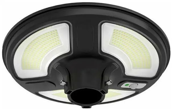 V-TAC Ηλιακό Φωτιστικό Κήπου LED SMD 7.5W Αδιάβροχο IP65 1000lm 120° με Αισθητήρα RF και Χειριστήριο Ψυχρό Λευκό Μαύρο Σώμα 5151