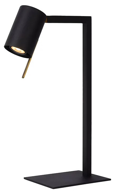 Φωτιστικό Επιτραπέζιο Lucide 03525-01-30 LESLEY Μαύρο Ματ (Black Mat)