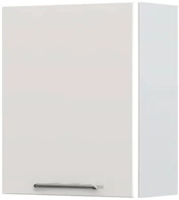 Ντουλάπι κρεμαστό Modena V7-60-1K-Λευκό - Γκρι ανοιχτό