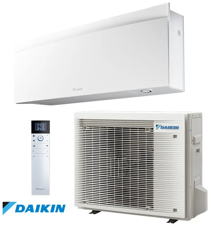 Κλιματιστικό Inverter Daikin Emura 3 FTXJ50AW + RXJ50A, 18000 BTU, 36 m2, A++, Wi-Fi, R-32, Λευκό