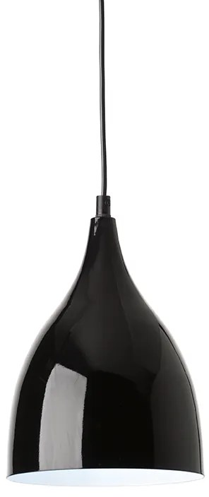 Φωτιστικό Κρεμαστο Aca KS174317BK ROXANNE Μαύρο Ματ (Black Mat)