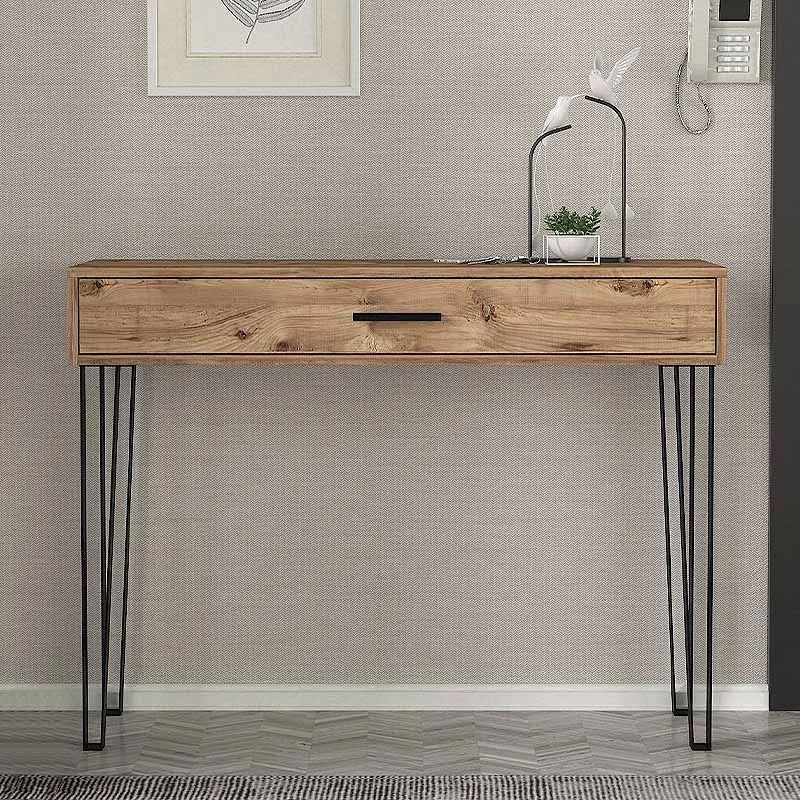 ΚΟΝΣΟΛΑ ROCHEL MEGAPAP ΧΡΩΜΑ ATLANTIC PINE 120X35X89,8ΕΚ.