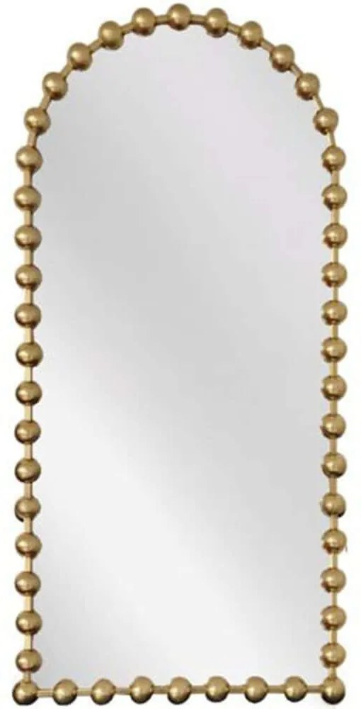 Καθρέπτης Τοίχου Dia 661-2020-GOLD 72,5x4,5x181cm Gold Artekko Μέταλλο,Γυαλί
