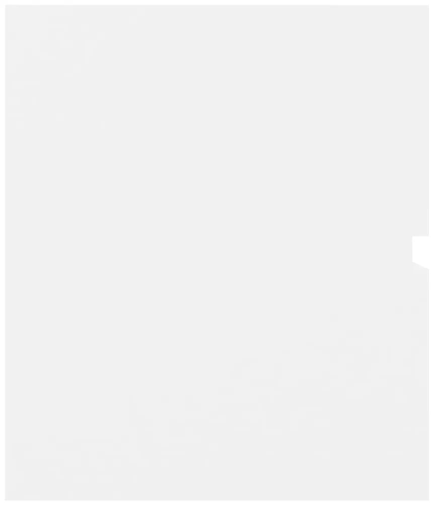 vidaXL Ντουλάπι Νιπτήρα Λευκό 80 x 38,5 x 45 εκ. από Επεξ. Ξύλο