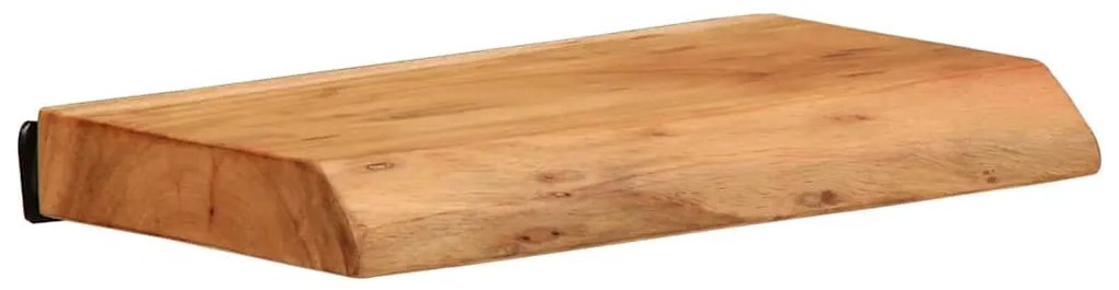 vidaXL Ράφια Τοίχου 2 τεμ. 30x20x3,5 εκ. από Μασίφ Ξύλο Ακακίας