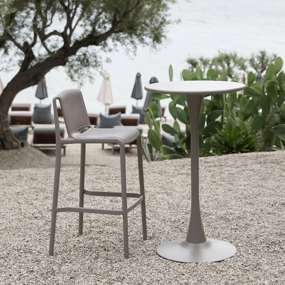 LIDO ΤΡΑΠΕΖΙ BAR CAPPUCCINO D 60xH101cm - 26-0024