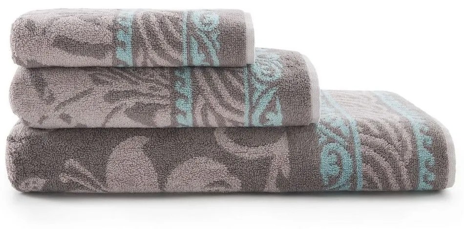 Πετσέτα Verona Grey Bassetti Σώματος 70x140cm 100% Cotton