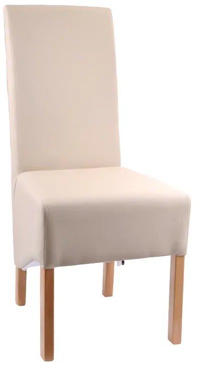 Καρέκλα Τραπεζαρίας Τ-6-Τ Mπέζ με Φυσικά πόδια 47x48x100εκ. 2αδα 47x48x100 εκ.