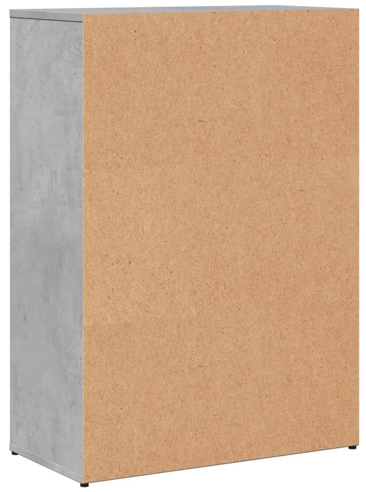 vidaXL Ντουλάπι Γκρι Σκυροδέματος 60x30x84 εκ. Επεξεργασμένο Ξύλο