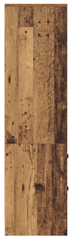 vidaXL Highboard Παλαιό ξύλο 45.5 x 34 x 127 εκ Επεξεργασμένο ξύλο