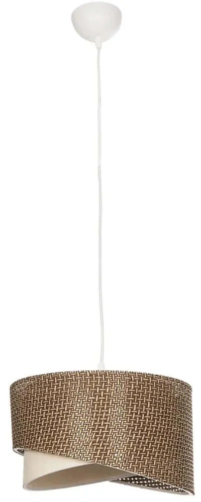 Φωτιστικό Οροφής Lili 203-0177 1xE27 30x30x95cm 1xE27 Brown-Black GloboStar
