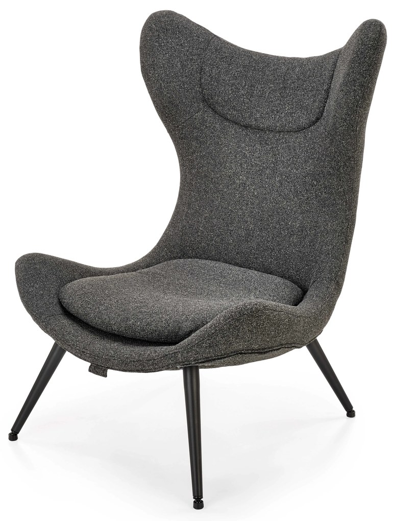 ATLANTIS leisure armchair dark grey/ black DIOMMI V-CH-ATLANTIS-FOT