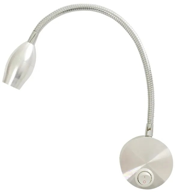 Σποτ Μονόφωτο LED Aca Swan SF126BLED340 Nickel Φυσικό Φως