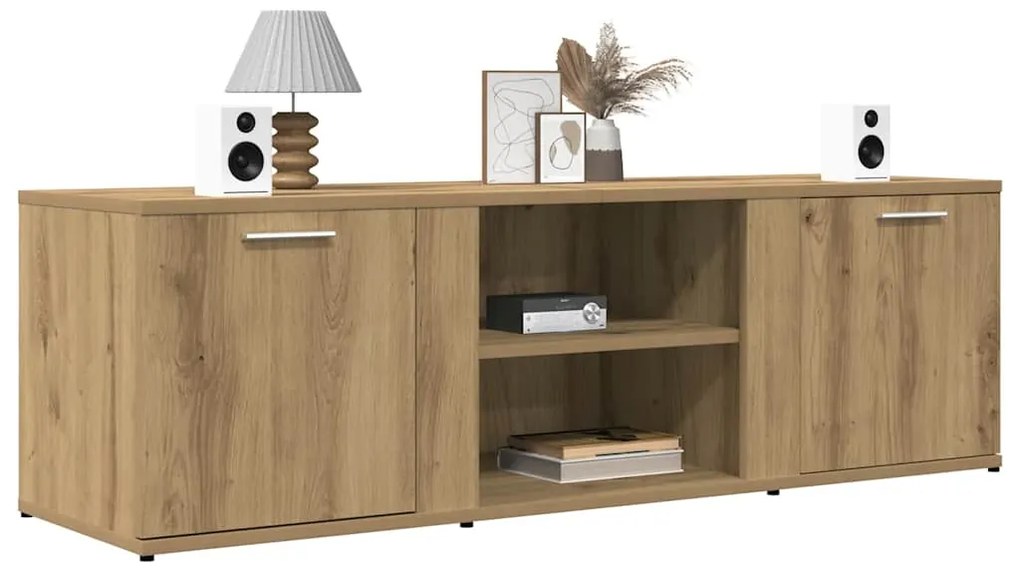 vidaXL Έπιπλο Τηλεόρασης Τεχνίτης Δρυς 120x34x37 εκ. Επεξ. Ξύλο