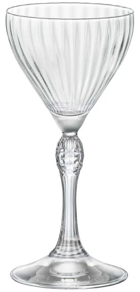 Ποτήρι Κολωνάτο Nick &amp; Nora America'20s (Σετ 6Τμχ.) BR00113314 140ml Clear Bormioli Rocco Glass