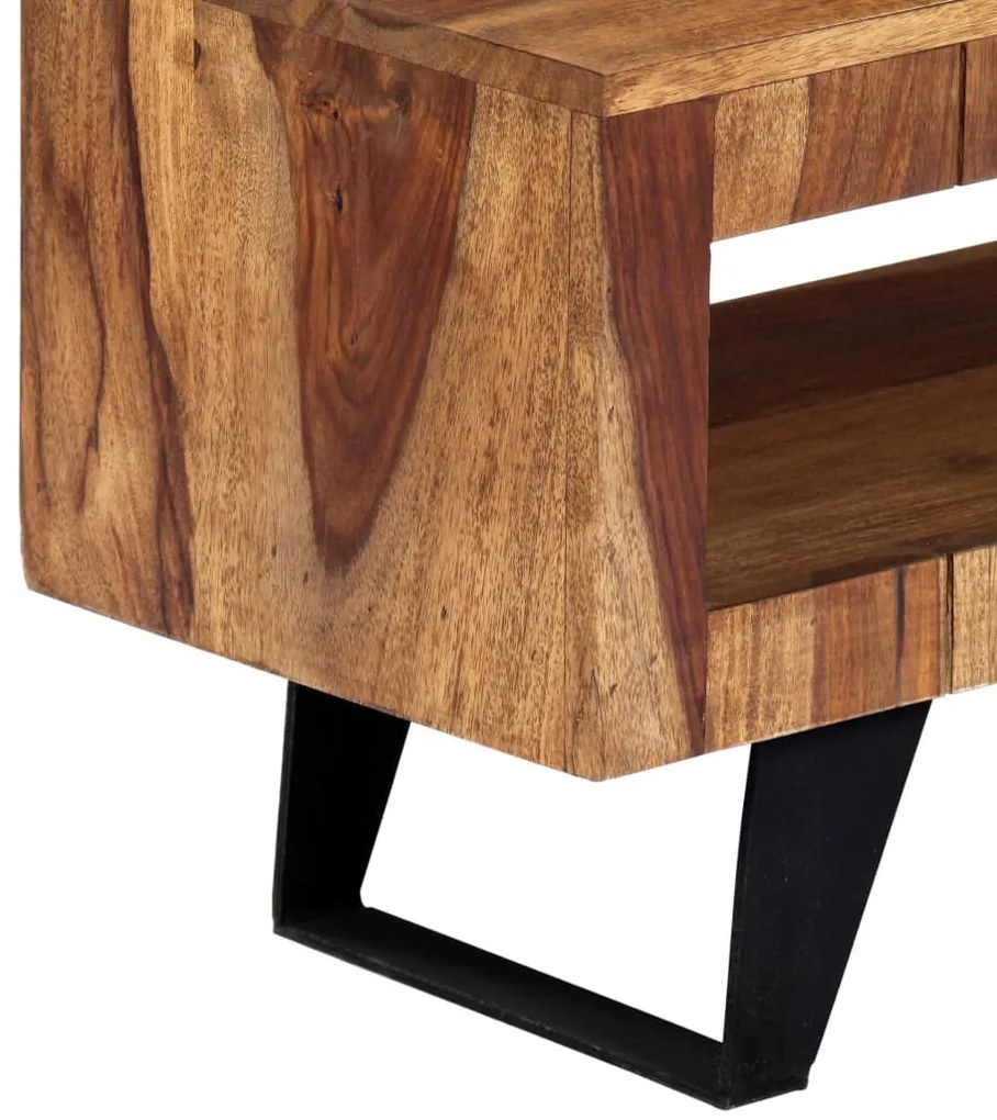 vidaXL Έπιπλο Τηλεόρασης 140 x 30 x 40 εκ. από Μασίφ Ξύλο Ακακίας