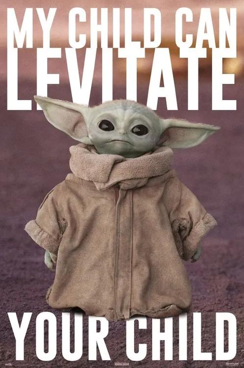 Αφίσα Star Wars: The Mandalorian - Baby Yoda, (61 x 91.5 cm)