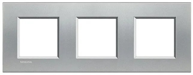 Πλαίσιο 3 x 2 Θέσεων Αλουμίνιο Ματ Bticino LNA4802M3TE Legrand-LNA4802M3TE-Αλουμίνιο LNA4802M3TE
